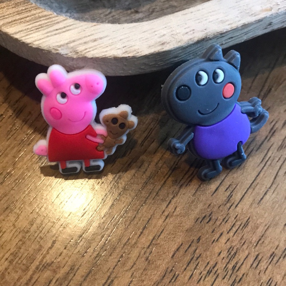 Croc charms-Peppa pig